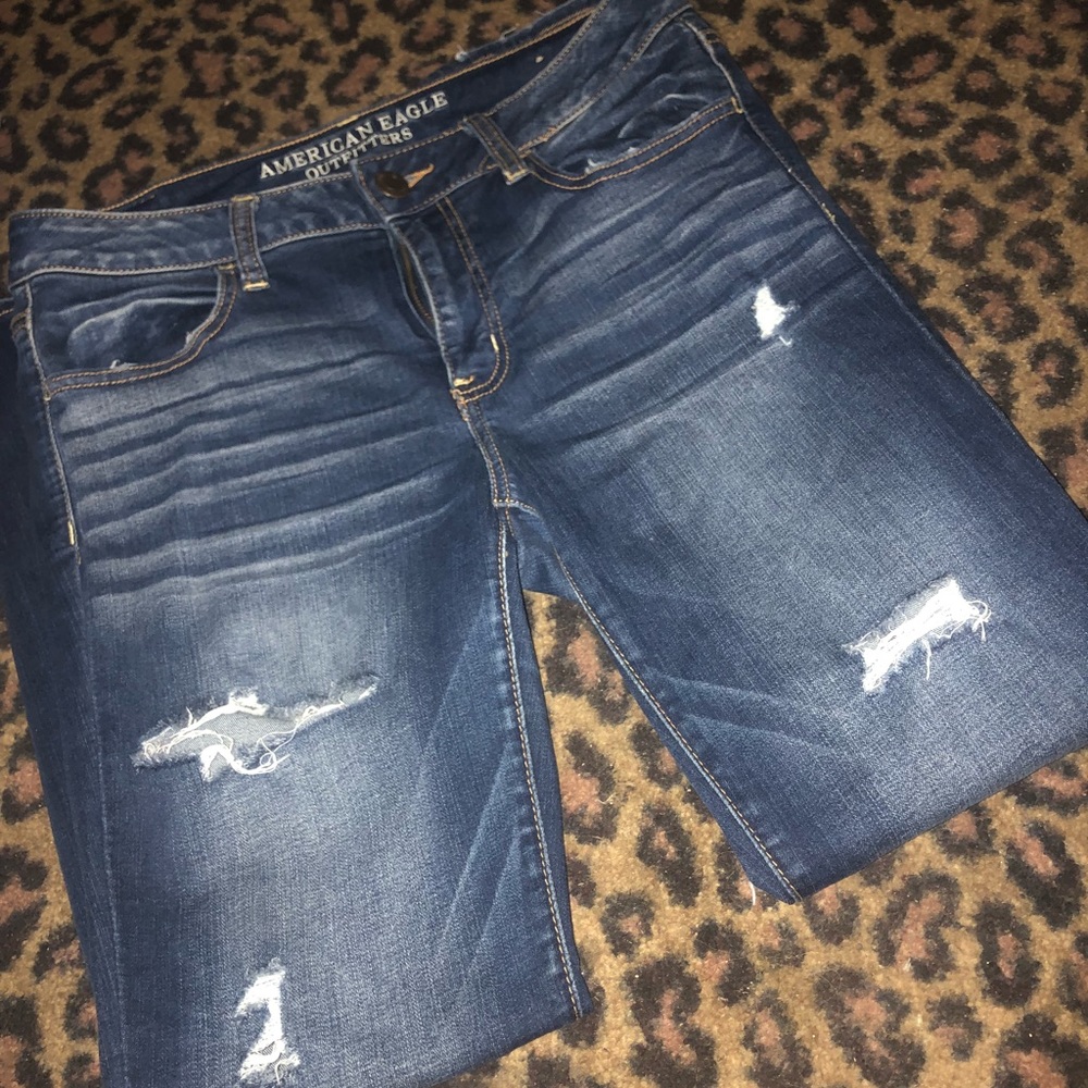 American eagle skinny jeans size 10